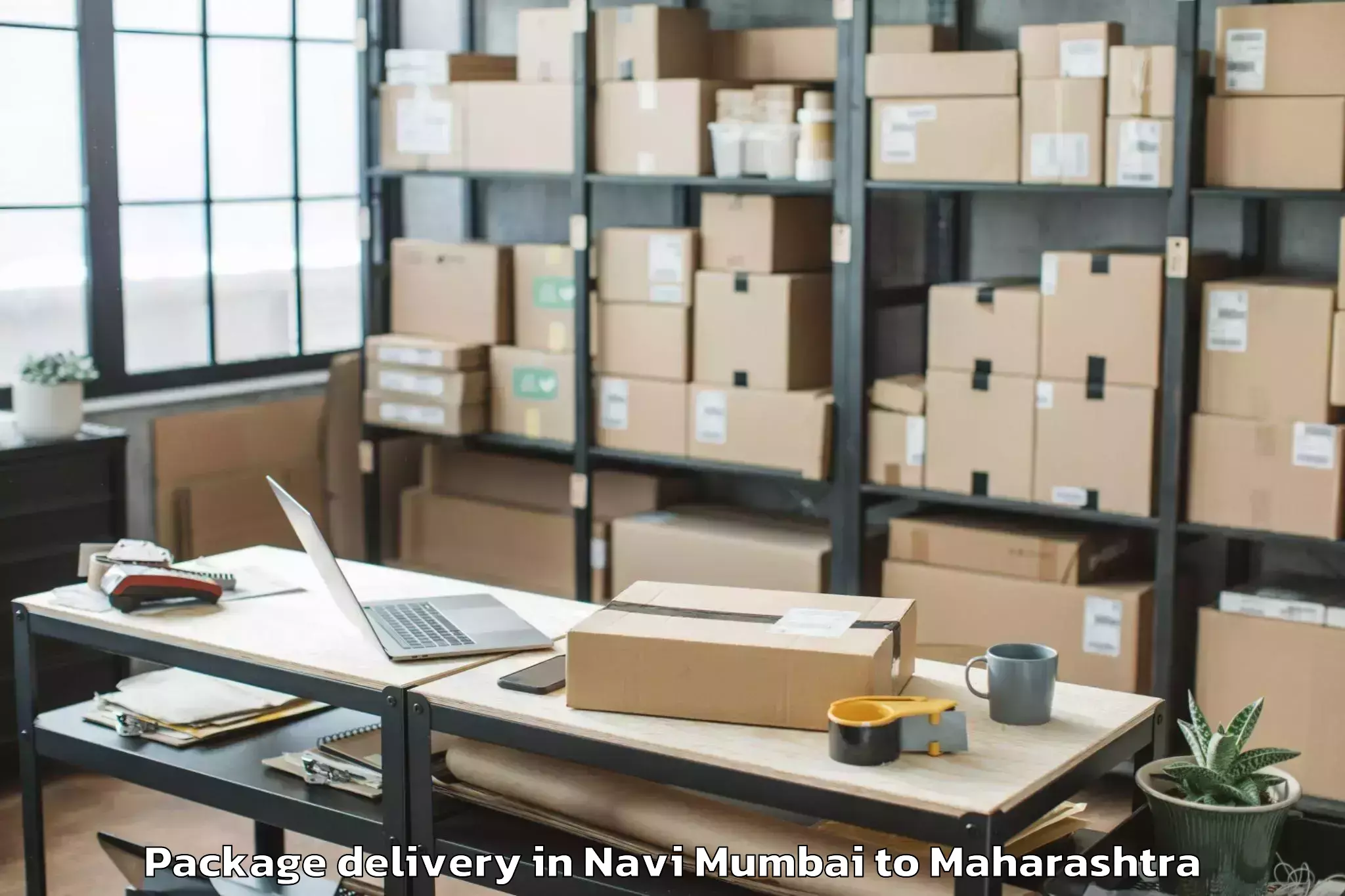 Top Navi Mumbai to Gangakher Package Delivery Available